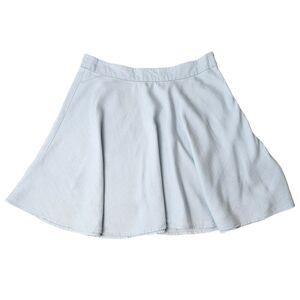 Guess Flowy Blue Aqua Mini Skirt Sz M